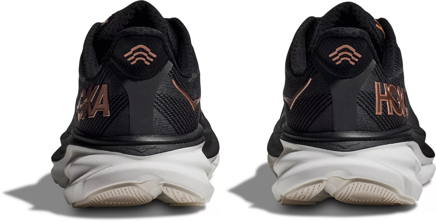 HOKA Clifton 9 Black Rose Gold