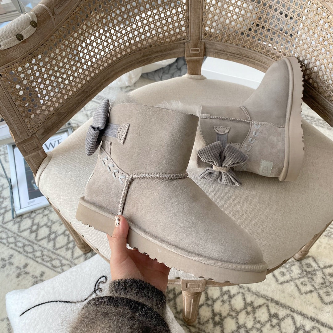 Bailey Ugg Bow-Tie Grey