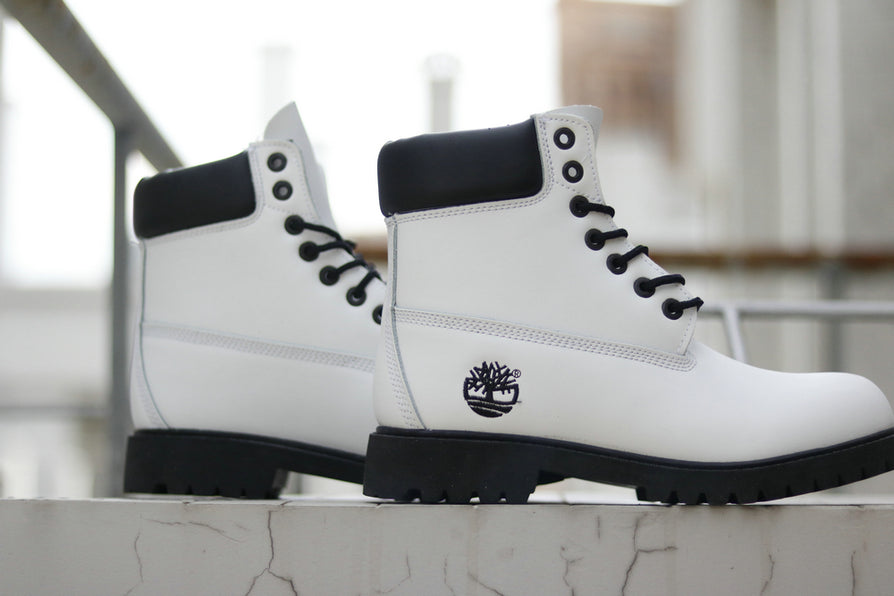 Oxford White Timberlands