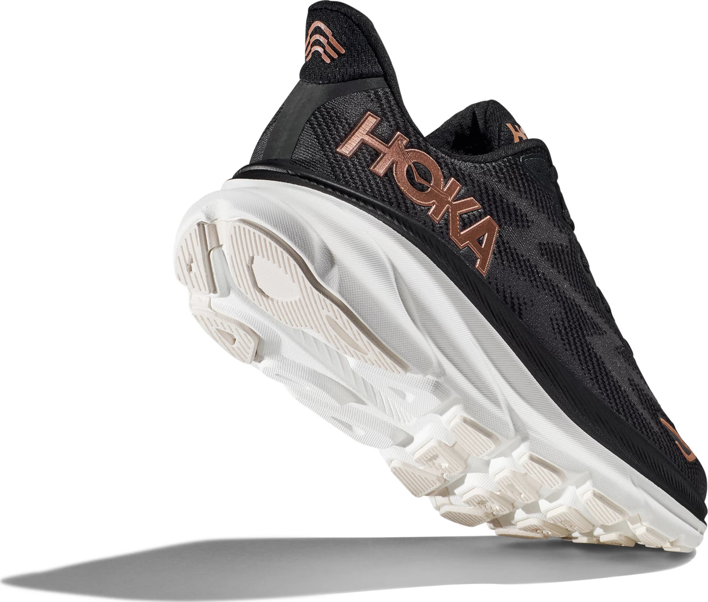 HOKA Clifton 9 Black Rose Gold