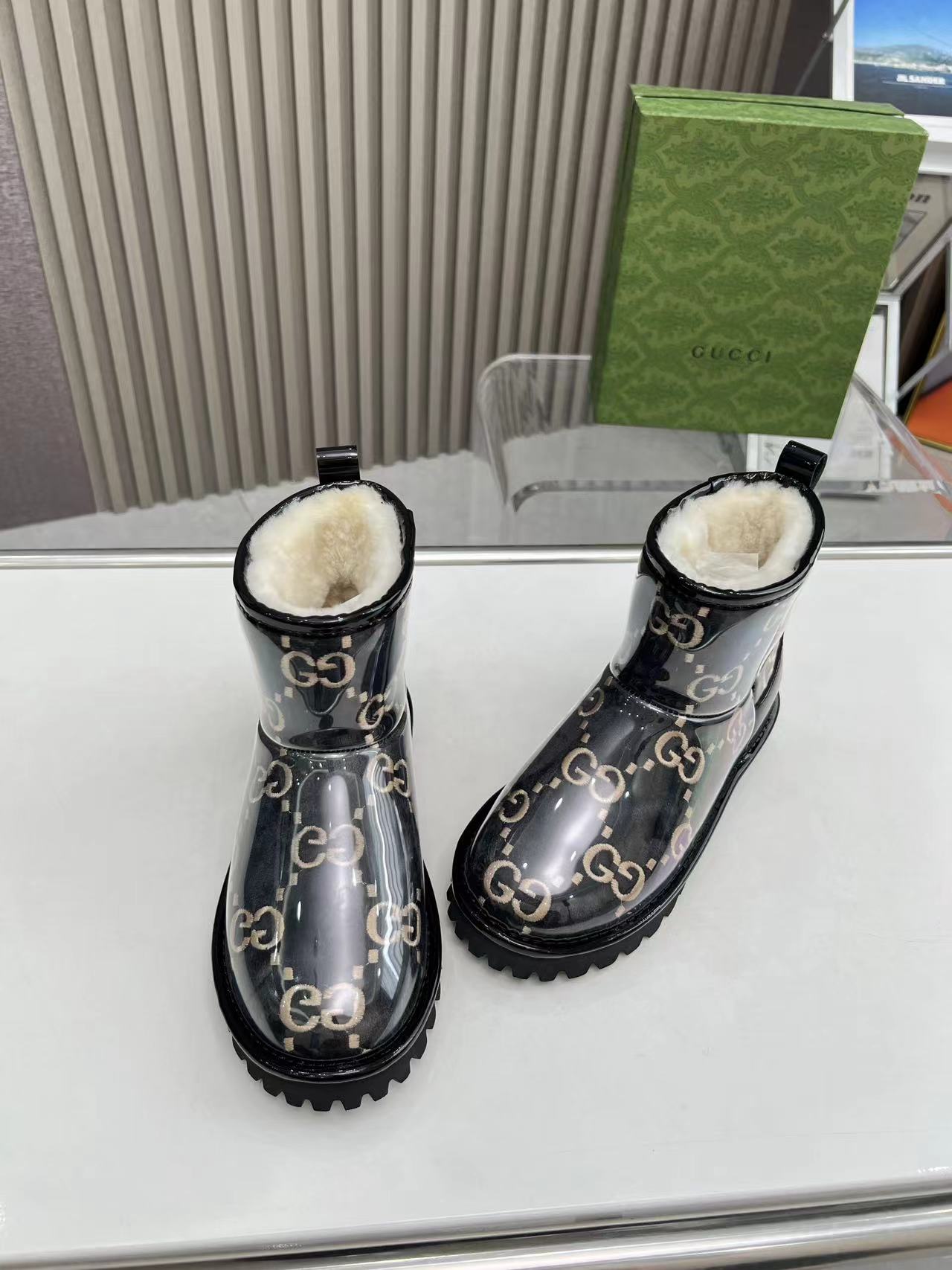 Ugg Boots Gucci Collab Black