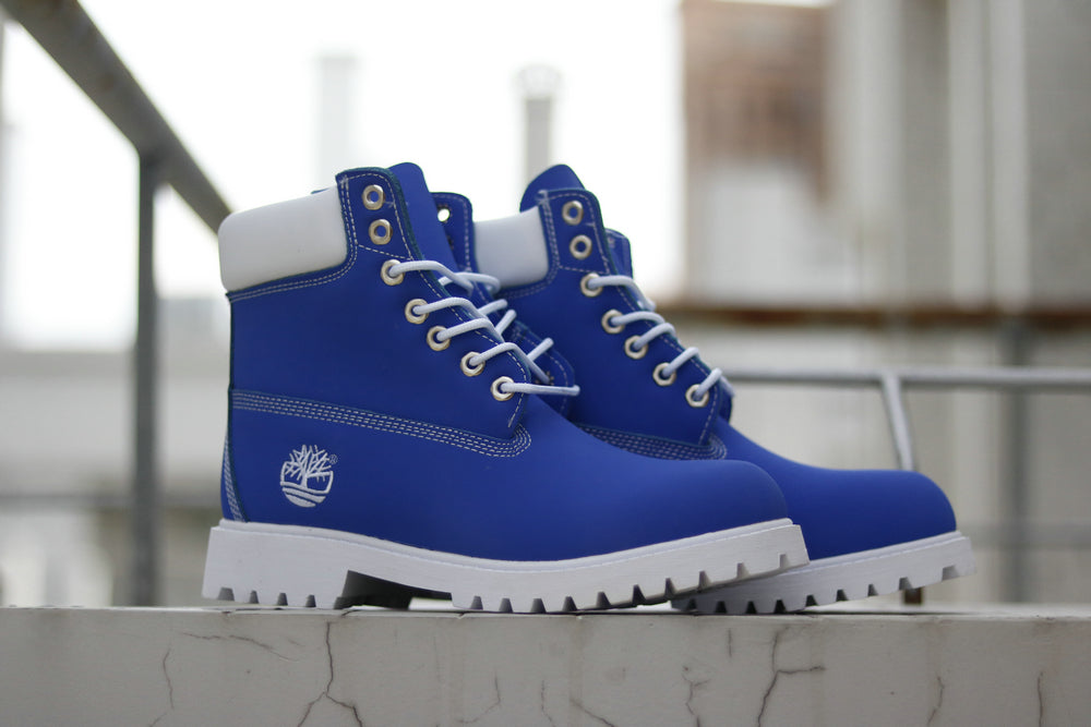 Sapphire Blue Timberlands