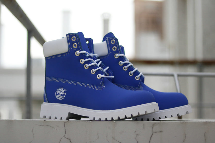 Sapphire Blue Timberlands