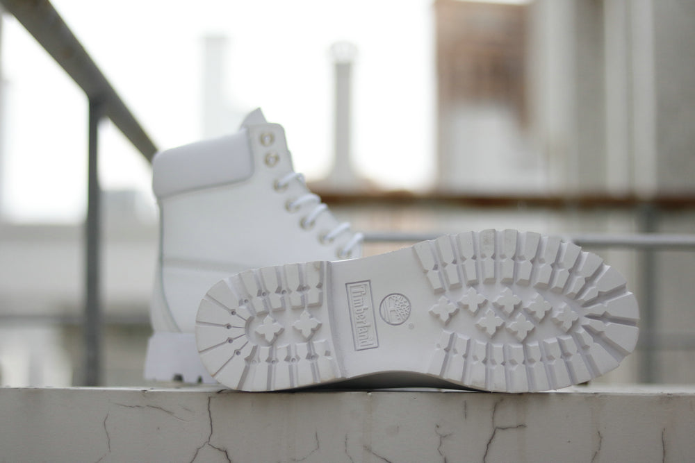 Charm White Timberlands Vertexology